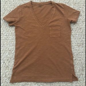 Madewell COGNAC Short sleeve T-shirt